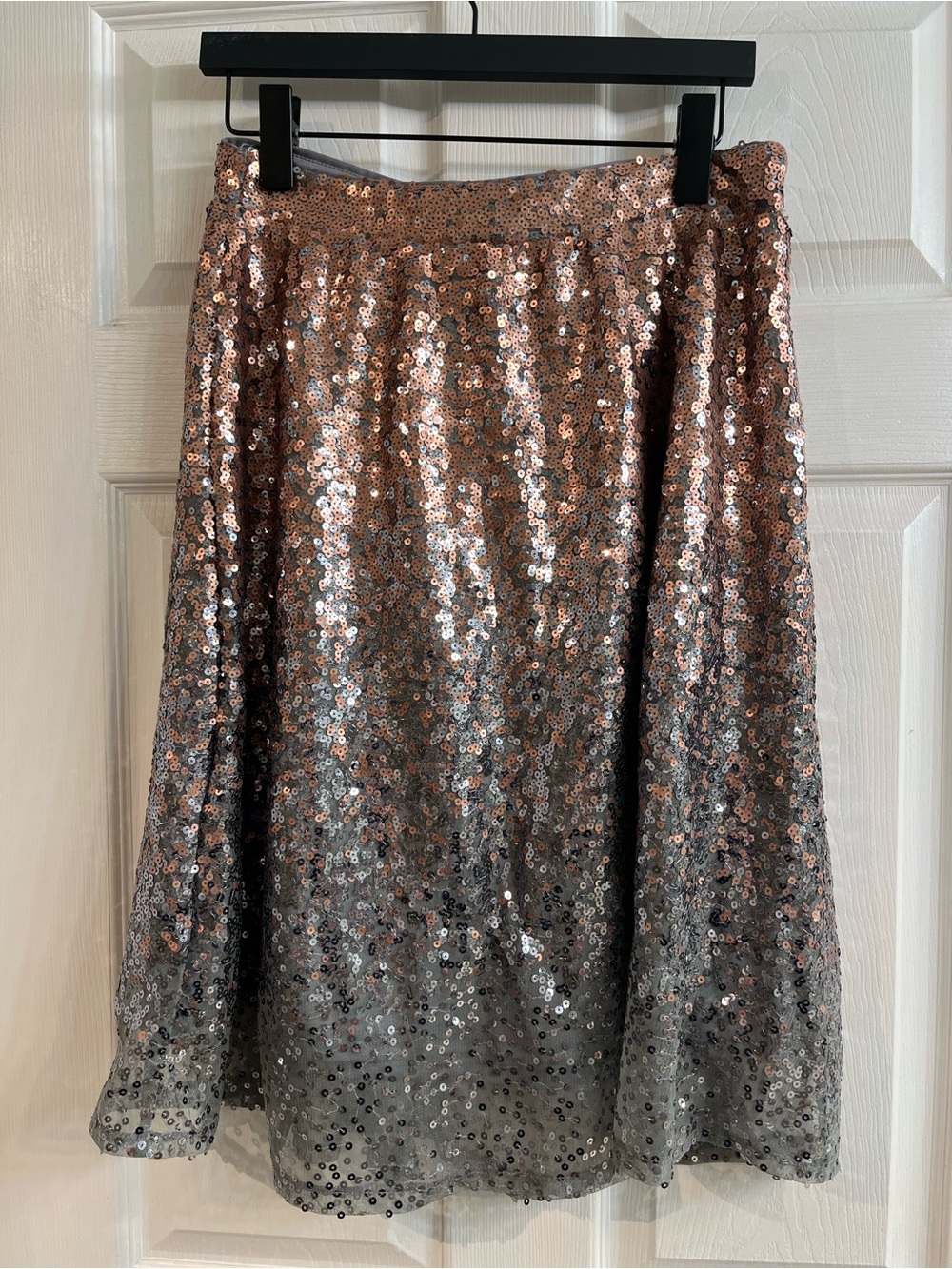 Rock & Shine Sequin Midi Skirt Gold Bronze 8P